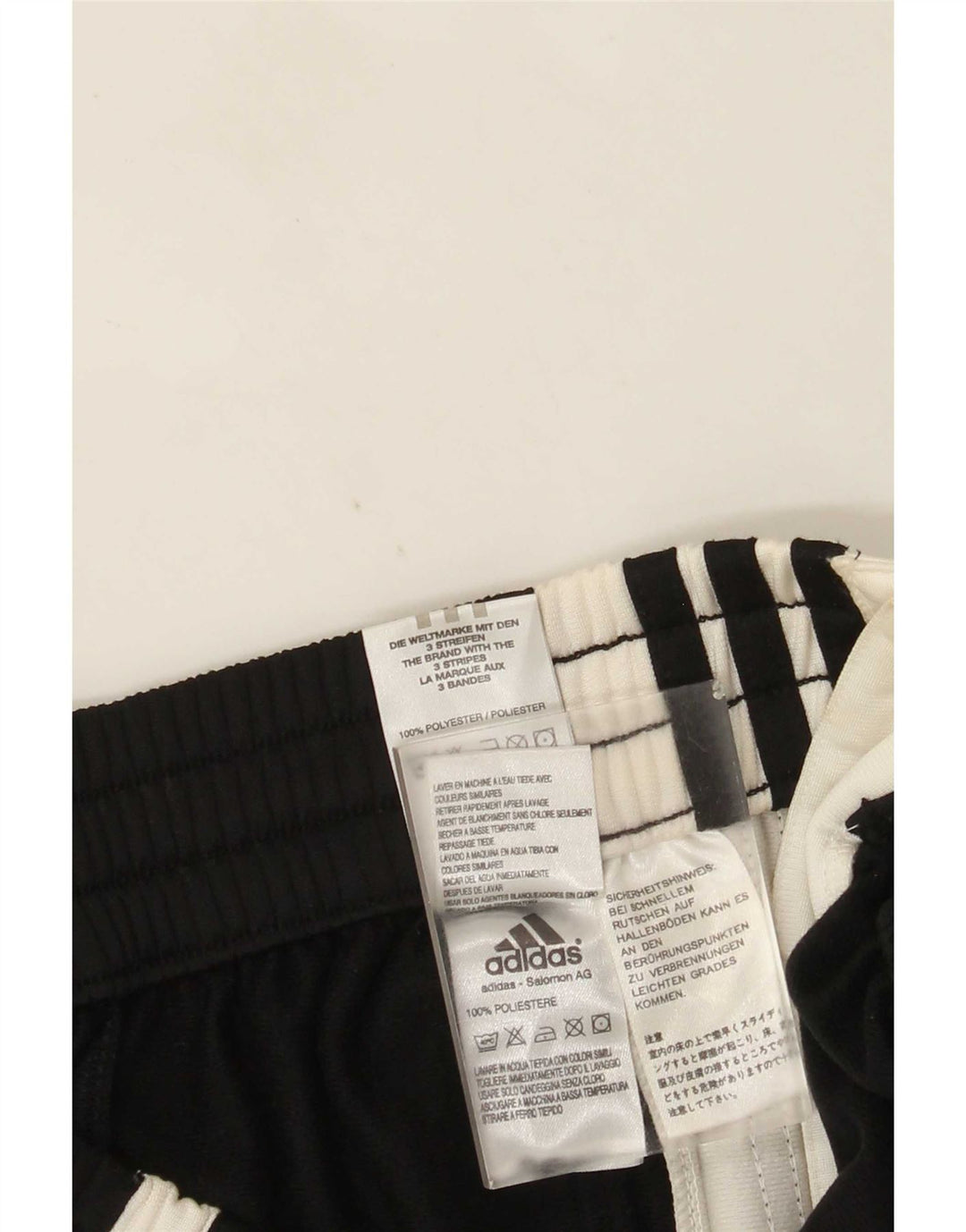 Adidas Pantalon de survêtement pour homme Petit Noir Colorblock Polyester