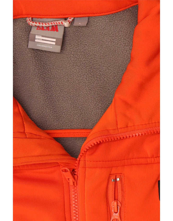 Slam Mens Liner Survêtement Top Veste Grand Orange Polyester