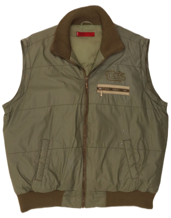 Levi's Gilet rembourré homme UK 40 Large Vert Coton