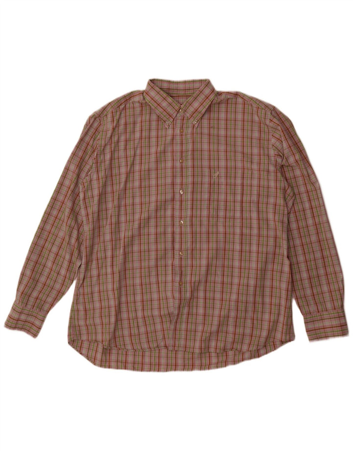 Avirex Chemise Homme 2XL Coton à Carreaux Rose