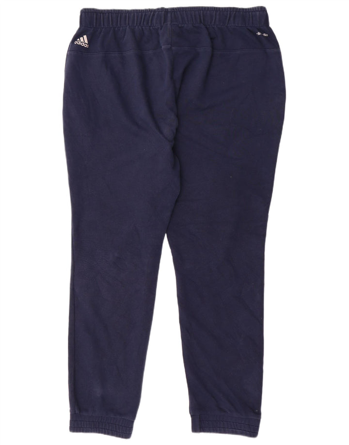 ADIDAS Pantalon de survêtement Climalite Graphic pour homme Bleu marine 2XL