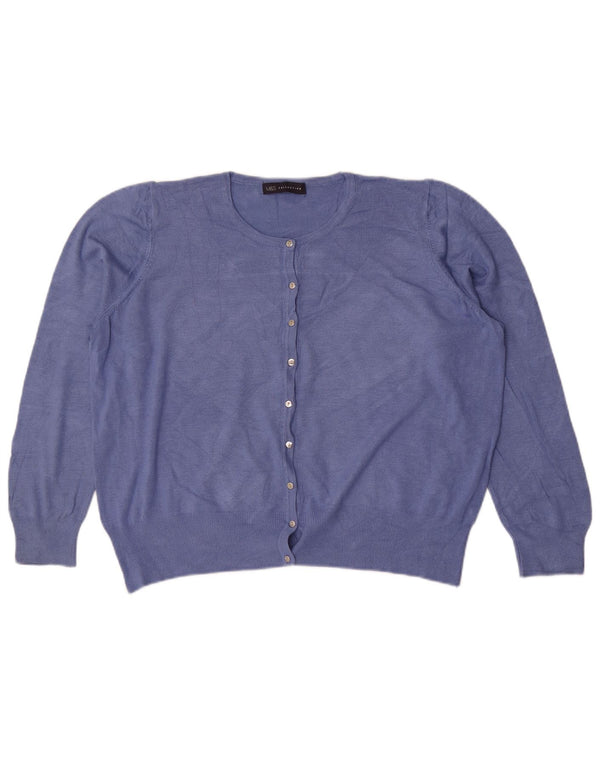 Marks & Spencer Cardigan court pour femme UK 18 XL Bleu