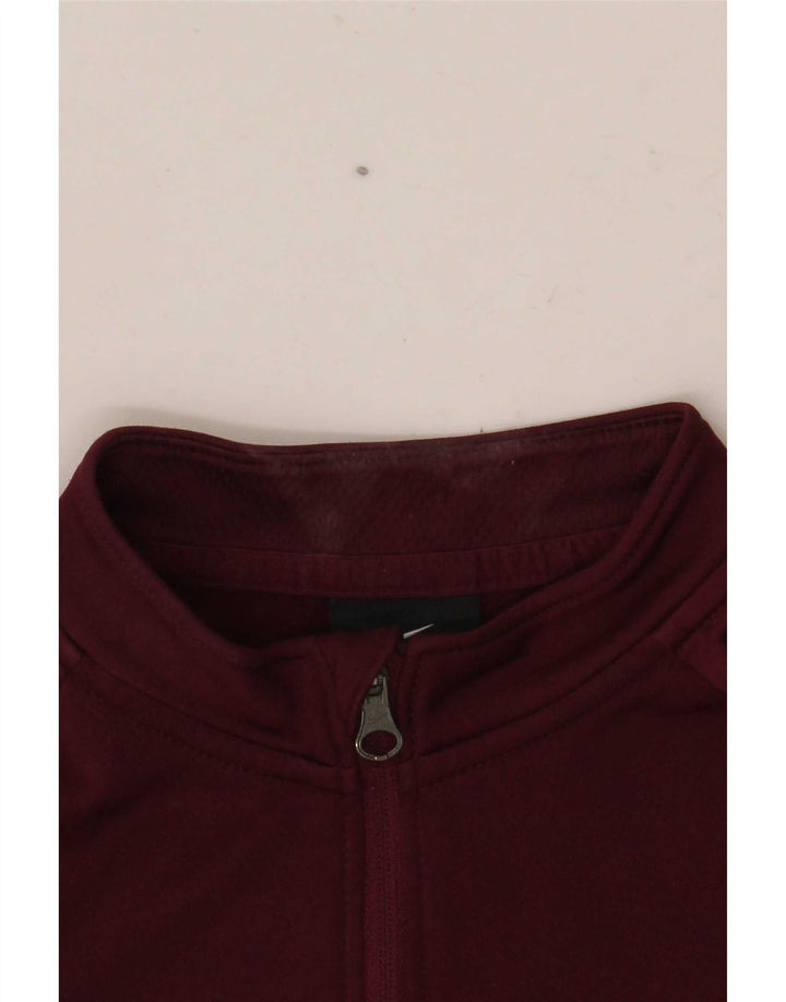 Haut de survêtement Nike Dri Fit Graphic pour garçon, 12-13 ans, Large, bordeaux