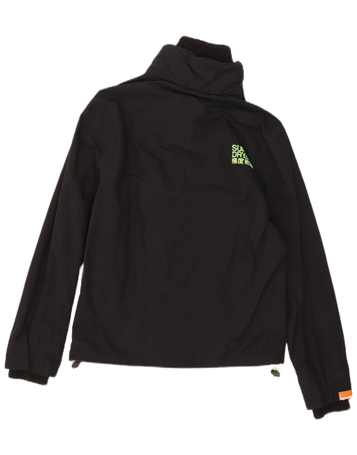Superdry Veste coupe-vent The Windcheater pour femme UK 16 Large Noir Nylon