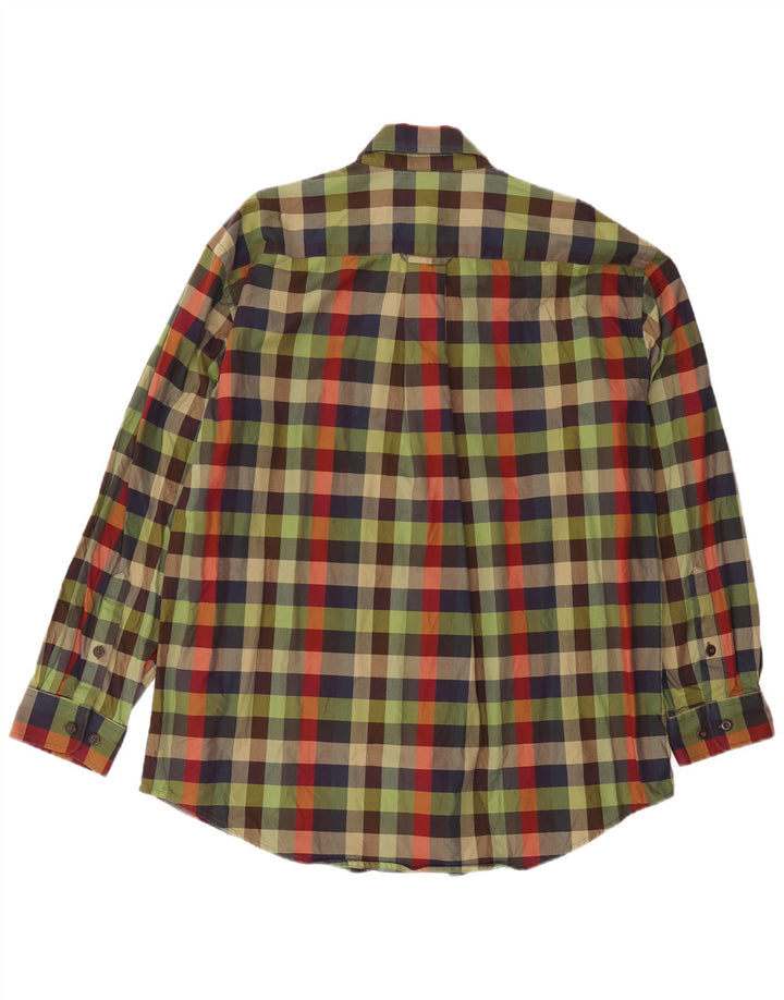 Orvis Chemise Homme XL Vert Carreaux Coton
