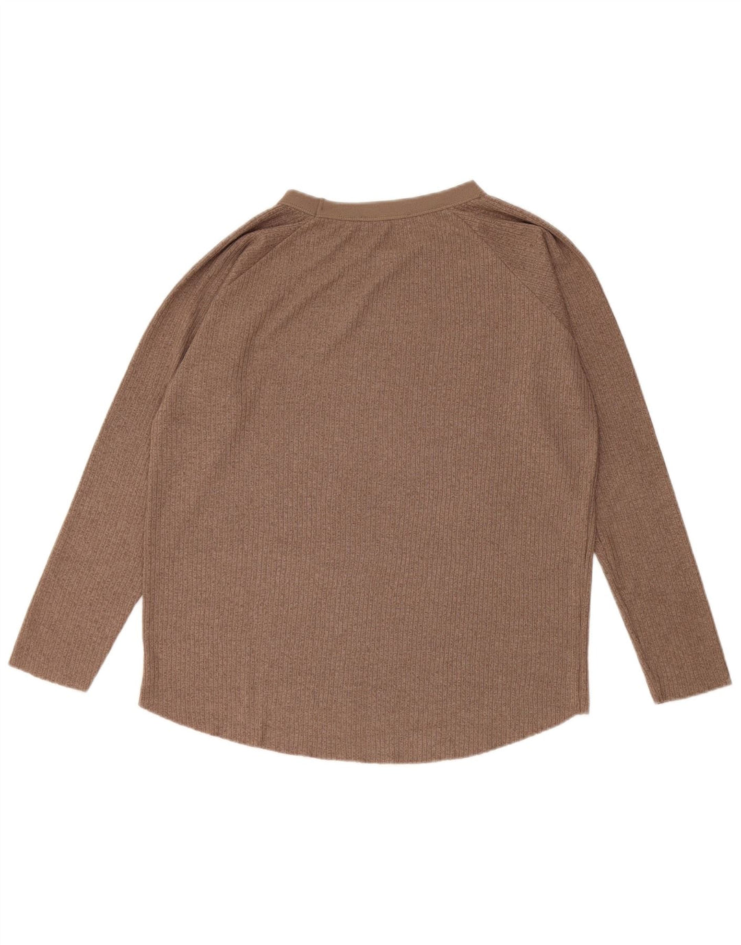 Zara Haut surdimensionné à manches longues pour femme UK 10 Petit Marron