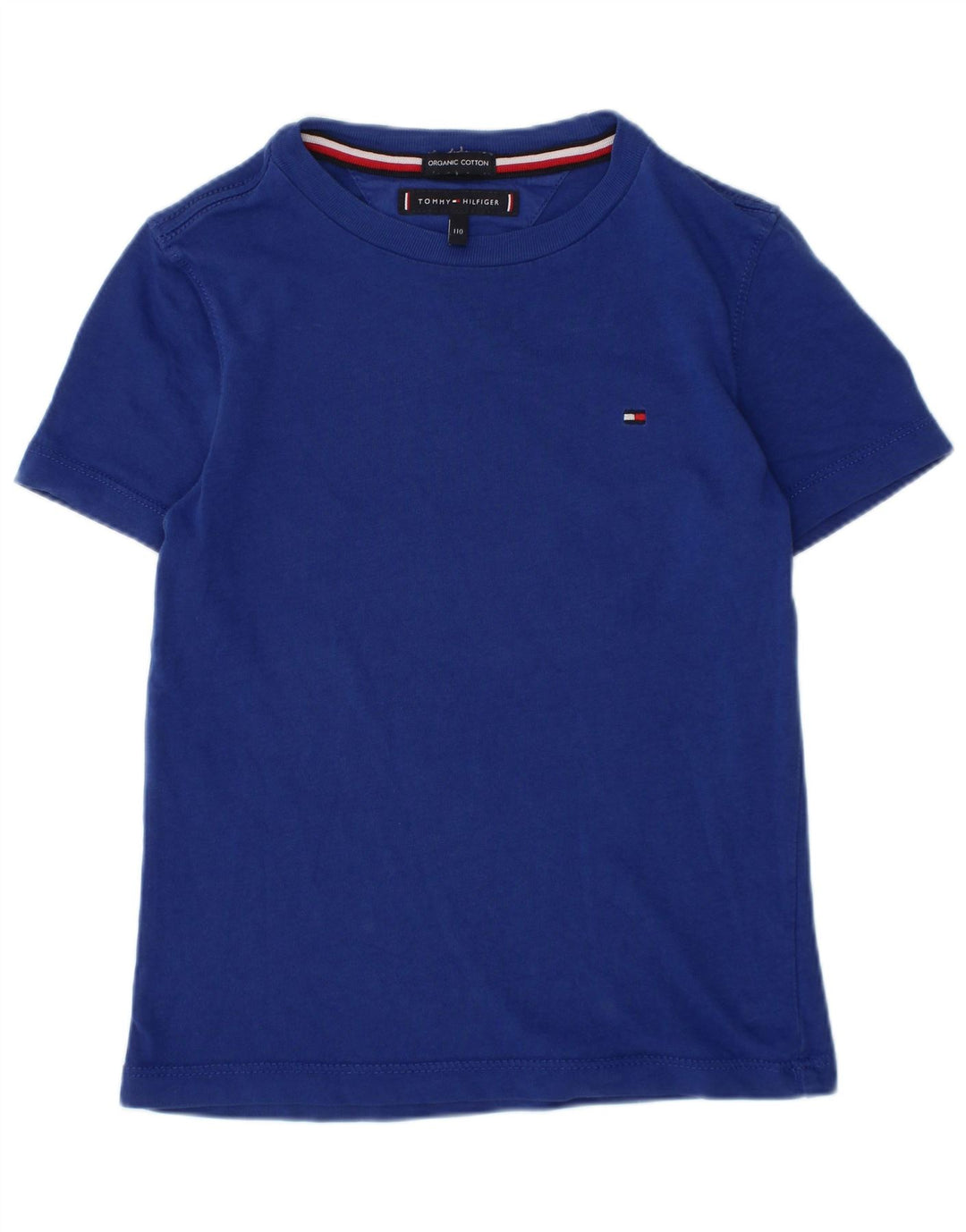 TOMMY HILFIGER Boys T-Shirt Top 4-5 Years Blue