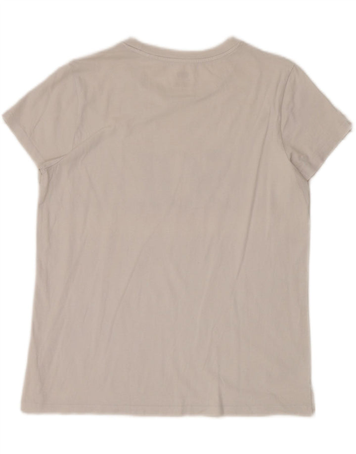 LEVI'S T-shirt graphique pour femme UK 14 Blanc moyen