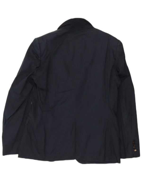 Reiss Veste Blazer 2 Boutons Homme UK 42 XL Bleu Marine Coton