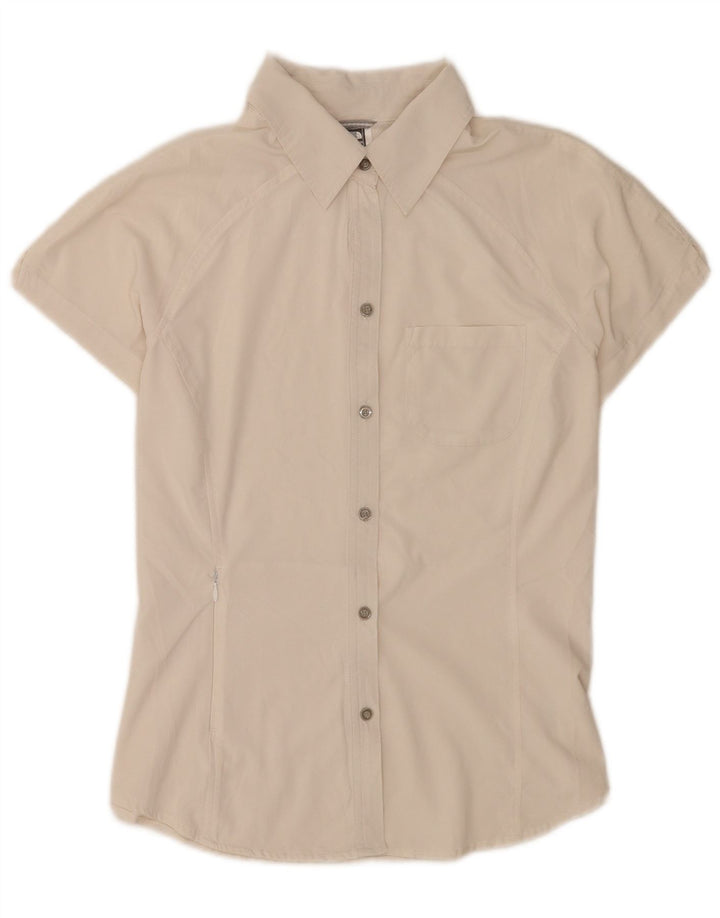 The North Face Chemise à manches courtes coupe régulière pour femme UK 12 Beige moyen