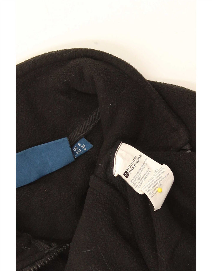 Mountain Warehouse Veste polaire surdimensionnée pour femme UK 8 Small Noir