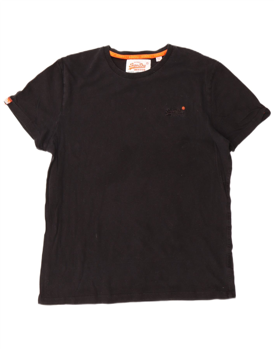 Superdry T-Shirt Homme Top XL Noir Coton