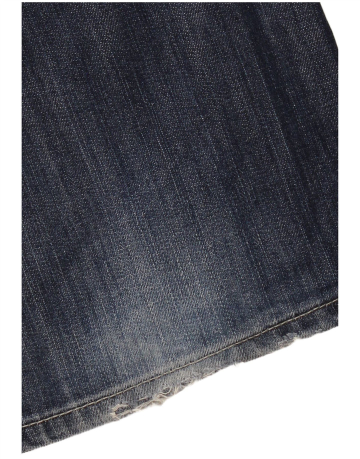 Jeans Bootcut Femme Mustang W35 L32 Bleu Marine Coton