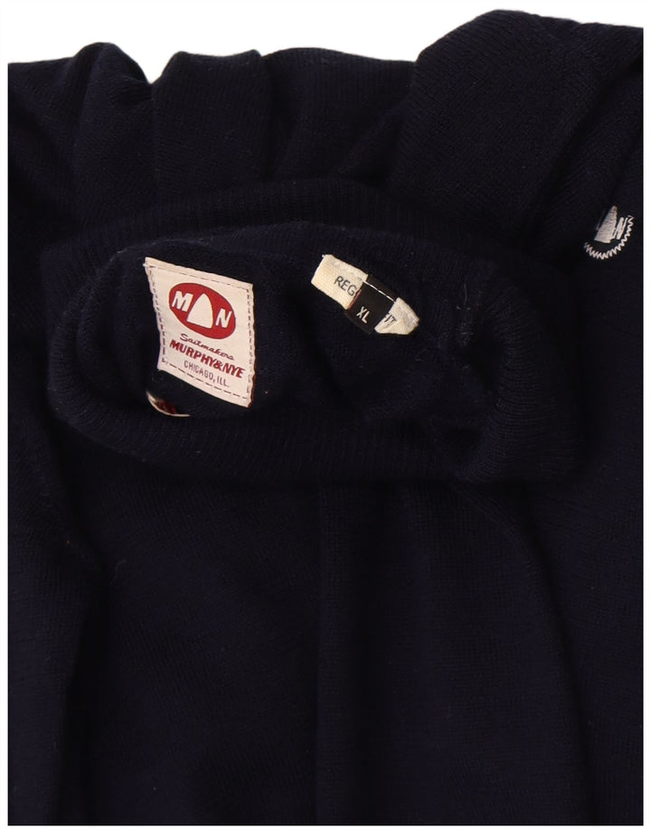 Murphy & Nye Pull col roulé coupe classique pour femme XL Bleu marine