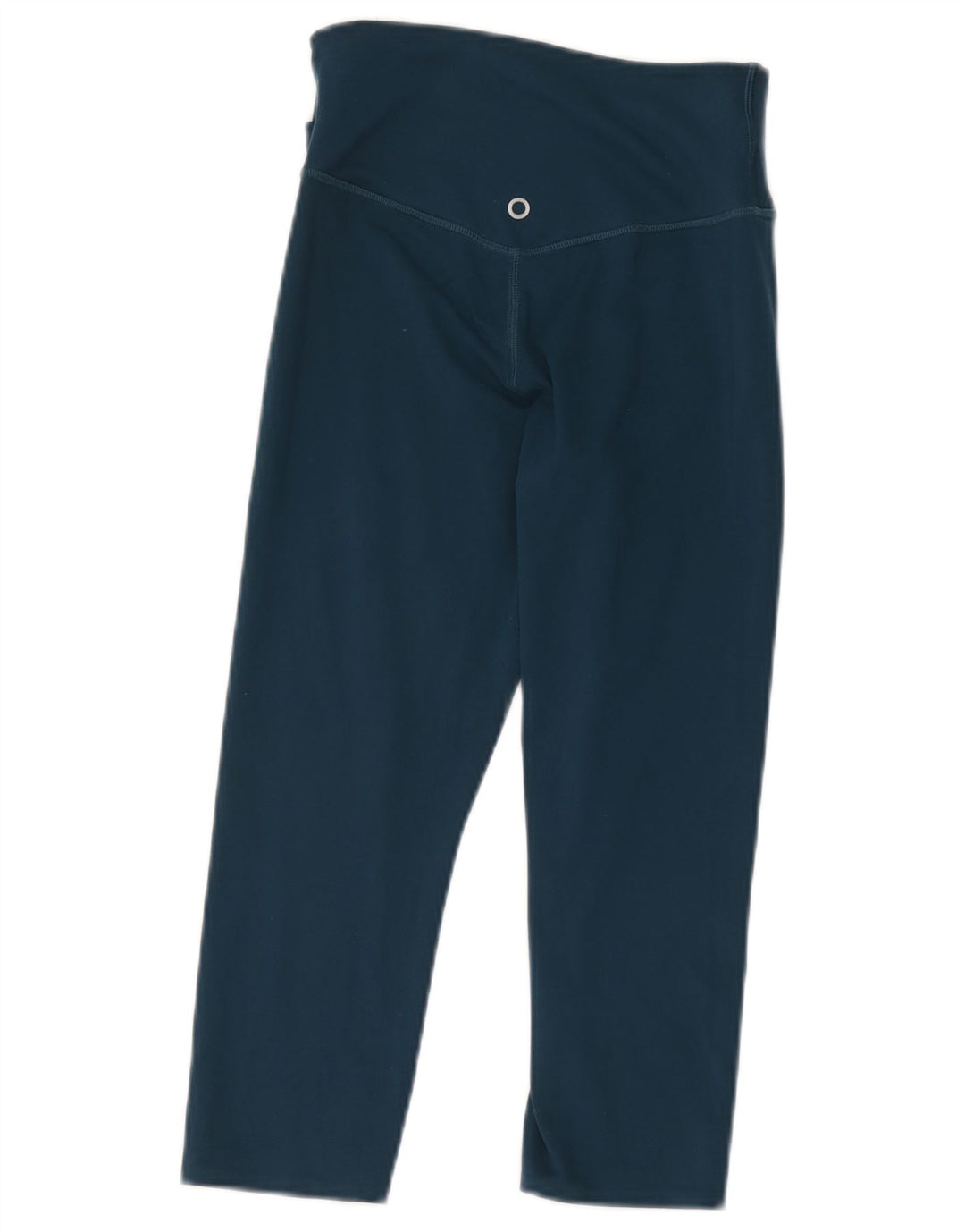 Marks & Spencer Leggings Capri Femme UK 10 Petit Bleu Polyester