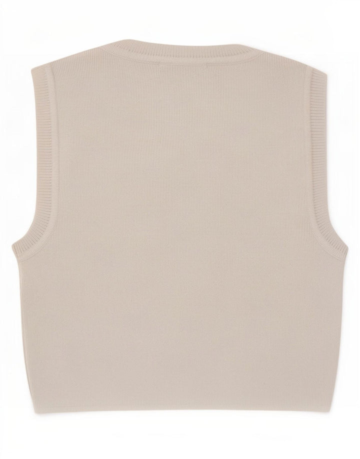 Zara Femme Débardeur UK 8 Petit Viscose Blanc
