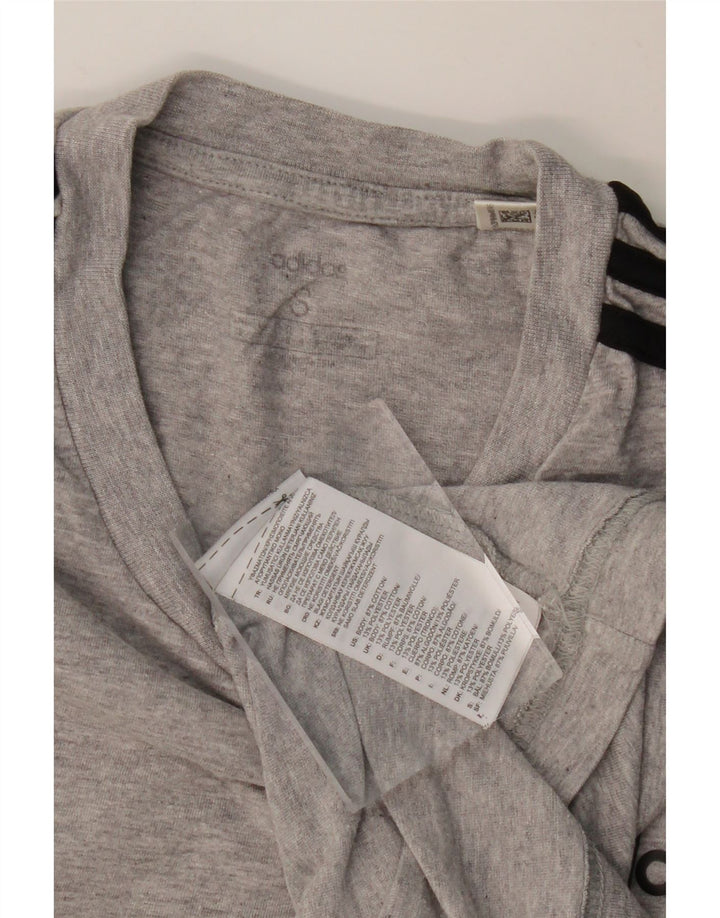 ADIDAS T-Shirt Homme Petit Gris Coton