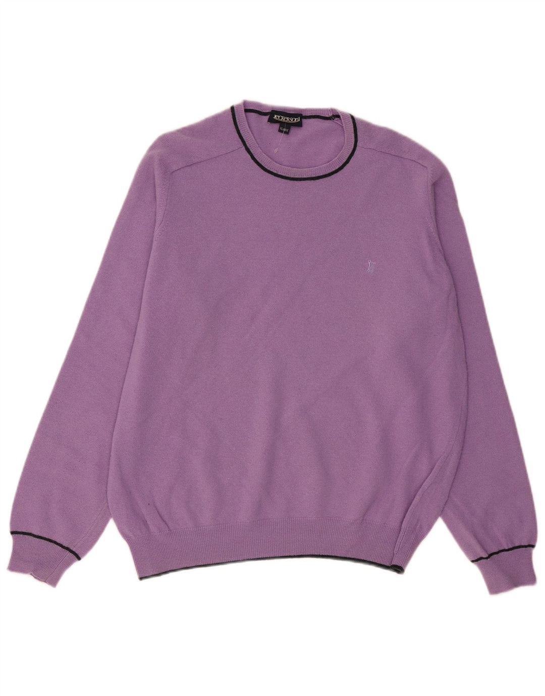 JECKERSON Pull à col rond pour femme UK 18 XL Laine violette