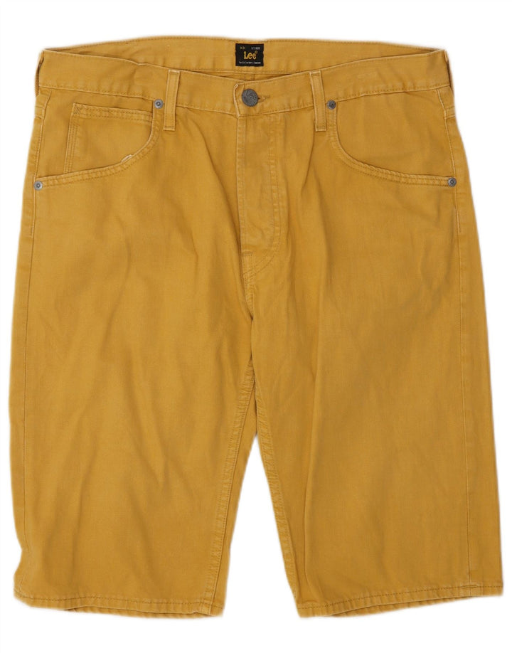 Lee Short en Jean W32 Homme Jaune Moyen Coton