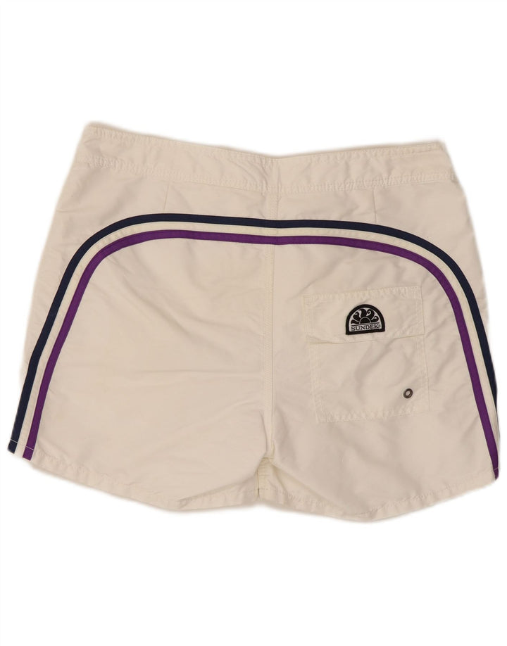 Sundek Short de bain homme grand blanc polyester