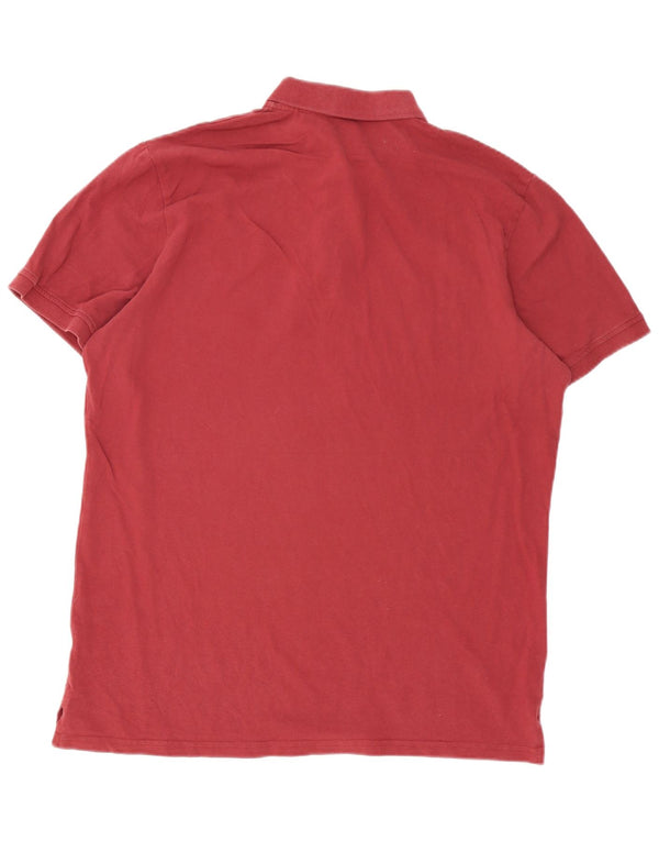 Mountain Warehouse Polo Homme XL Coton Bordeaux