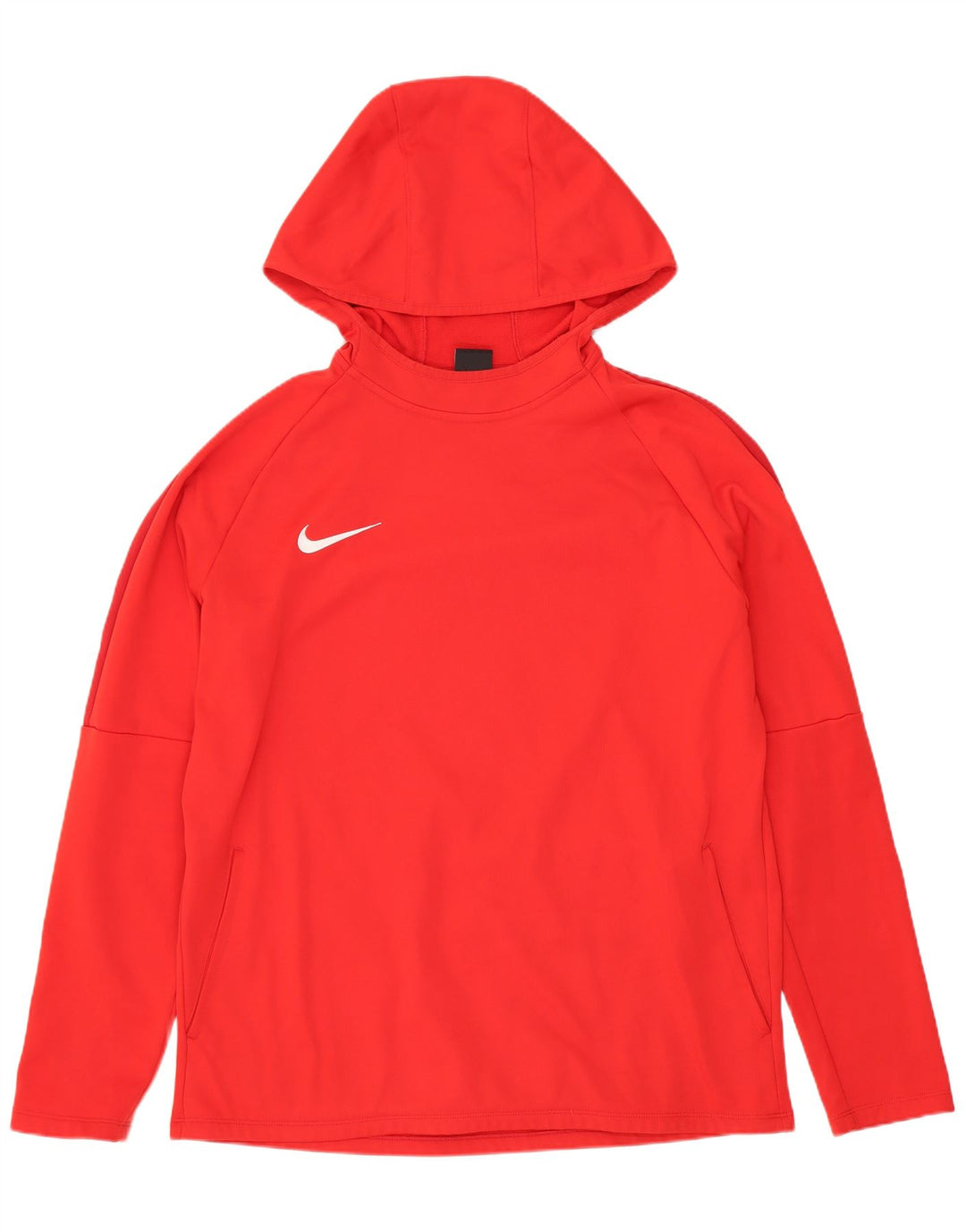 NIKE Pull à capuche graphique Dri Fit pour hommes, grand rouge, en polyester
