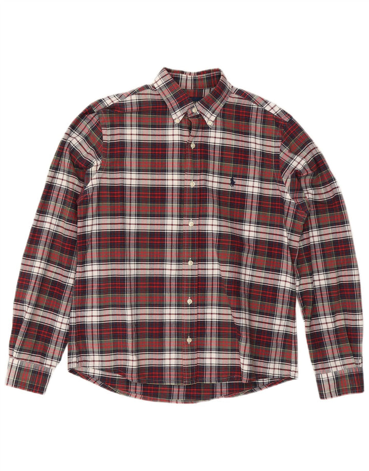 RALPH LAUREN Chemise Flanelle Homme Medium Multicolore Carreaux Coton