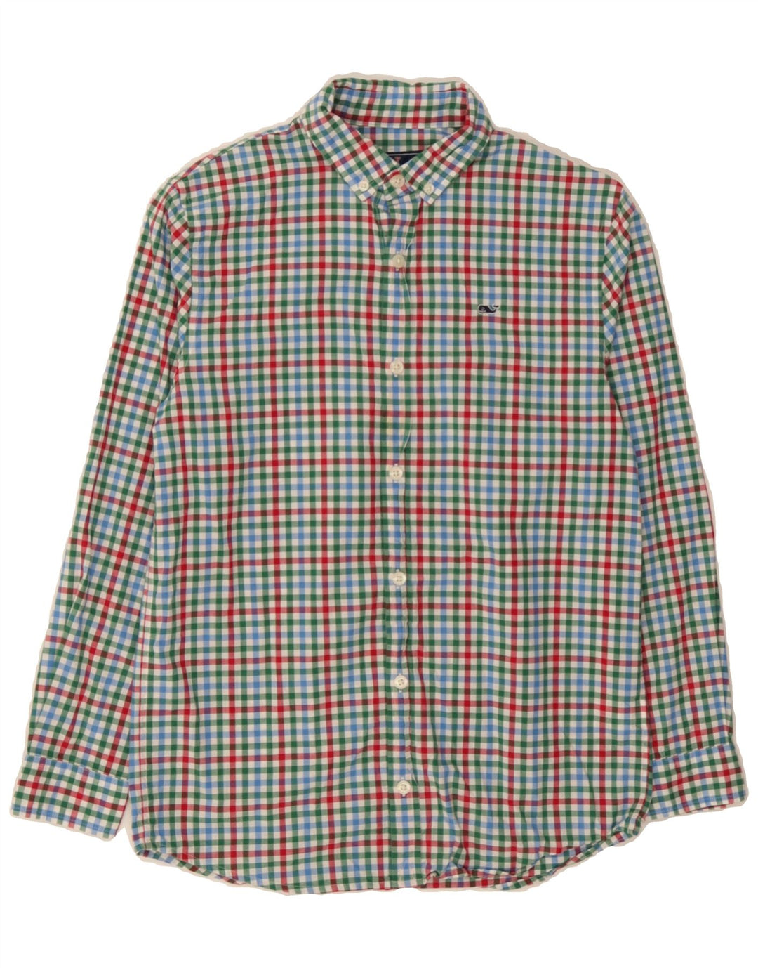 VINEYARD VINES Boys Shirt 12-13 Years Medium Multicoloured Check Cotton Vintage Vineyard Vines and Second-Hand Vineyard Vines from Messina Hembry 