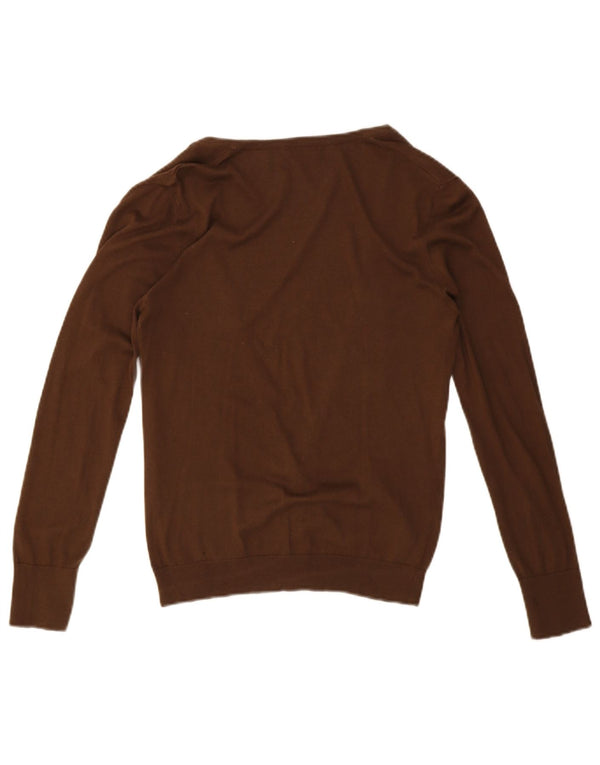 Massimo Dutti Cardigan pour femme UK 12 Marron moyen