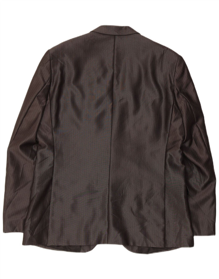 Angelo Litrico Costume 3 pièces pour homme EU 54 2XL W38 L30 Gris à fines rayures classique