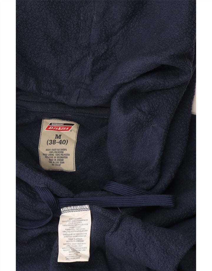 Dickies Pull polaire à capuche pour homme UK 38/40 Bleu marine moyen Polyester