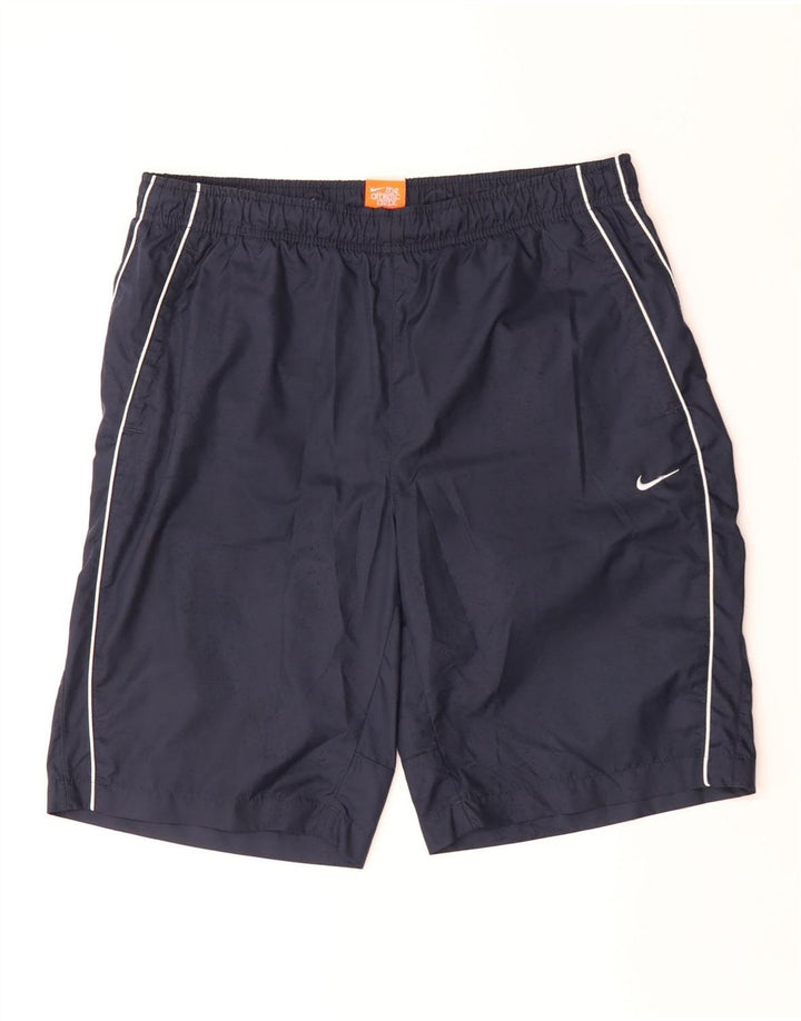 Nike Short de sport pour homme Bleu marine moyen Polyester