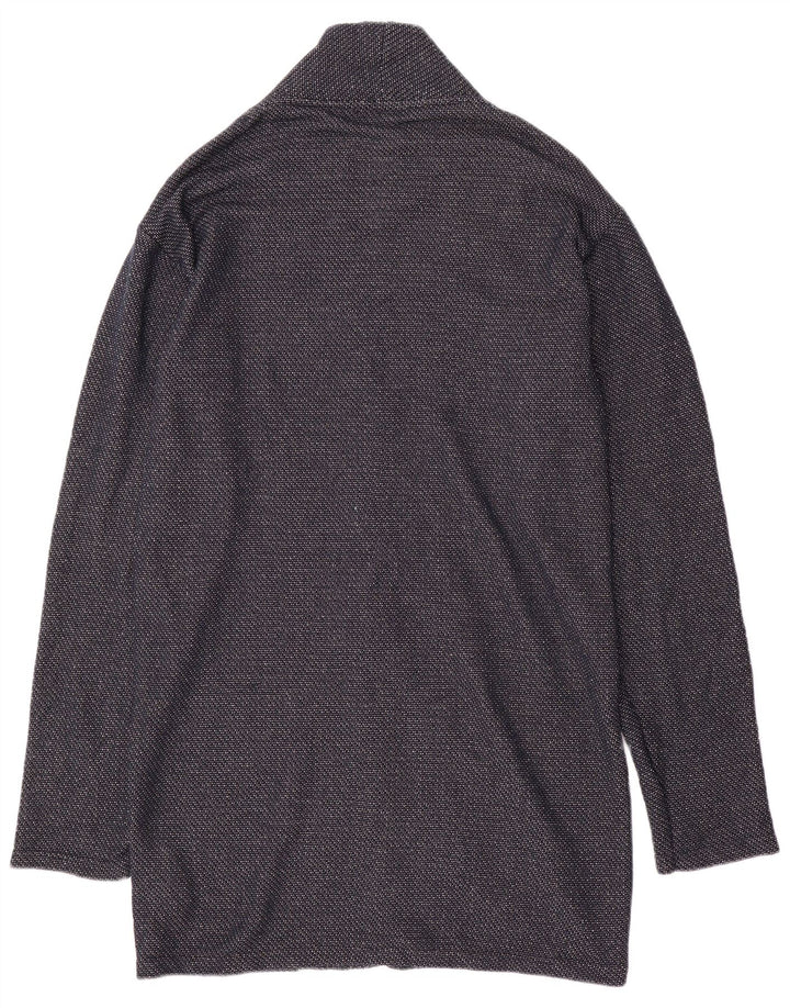 Zara Homme Cardigan Pull XL Bleu Marine Polyester