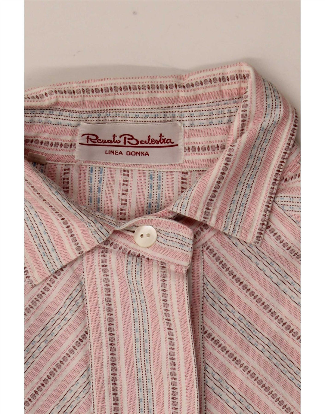 Renato Balestra Chemise Femme IT 44 Rose Moyen Rayé