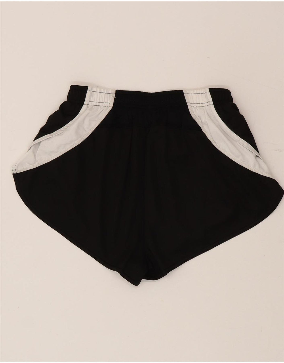 ASICS Short de bain pour femme UK 14 Large Noir Colorblock Polyester