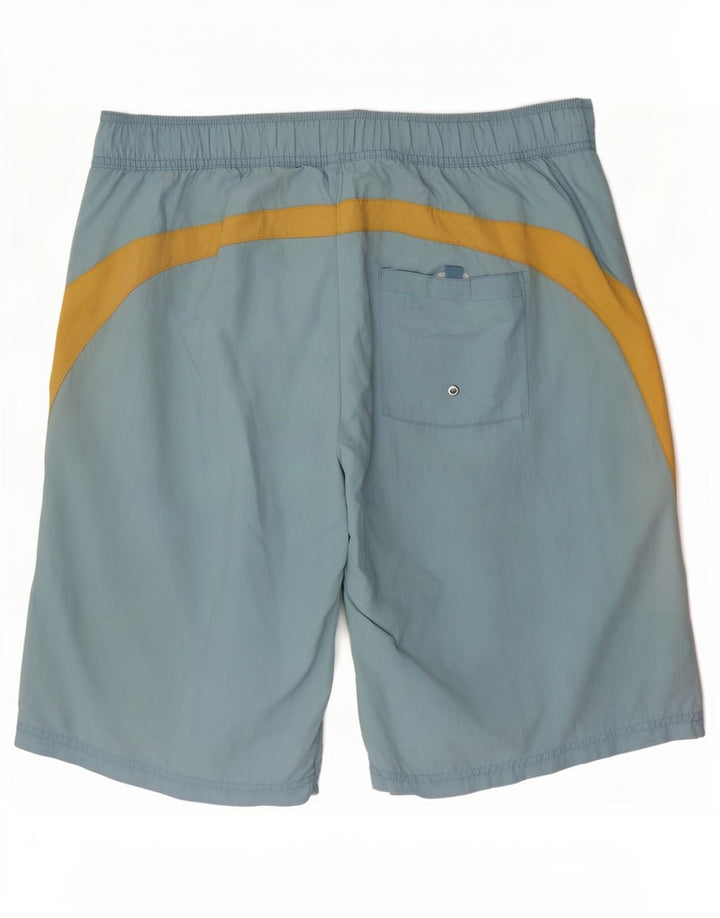 Fila Short de Bain Homme Bleu Moyen Colourblock