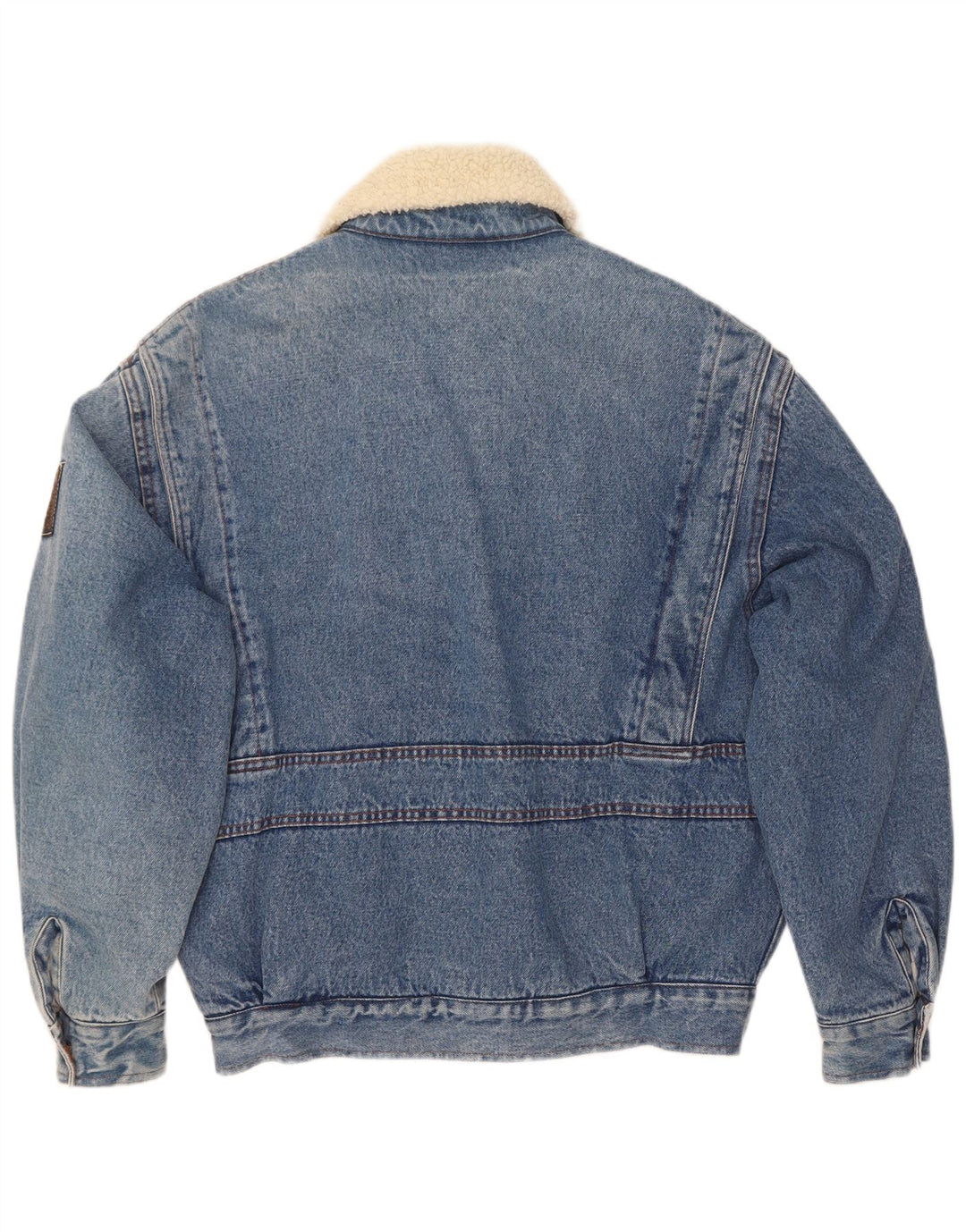 Mash Veste d'aviateur Sherpa Denim Flight pour homme IT 48/50 Bleu moyen