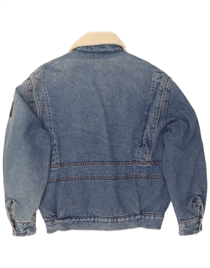 Mash Veste d'aviateur Sherpa Denim Flight pour homme IT 48/50 Bleu moyen