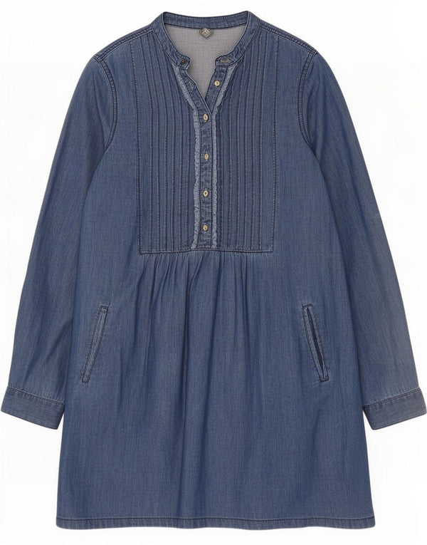 Zara Chemise en jean à manches longues pour fille 13-14 ans Bleu Coton