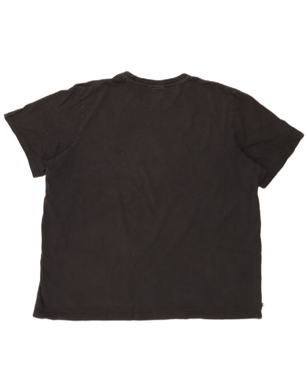 Adidas T-shirt graphique pour homme en coton noir 2XL