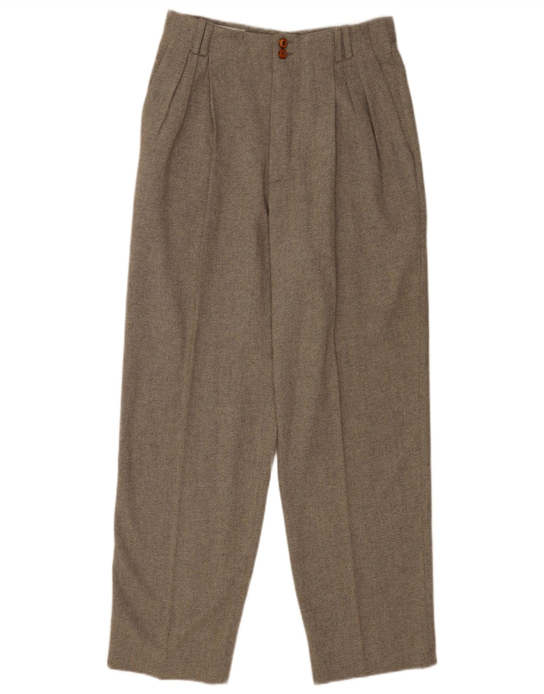 vintage Mens Pegged Suit Pantalon IT 46 Petit W28 L28 Laine Grise