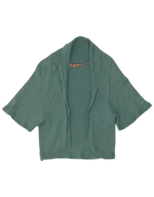 Fat Face Cardigan boléro à manches courtes pour femme Taille L Bleu 10