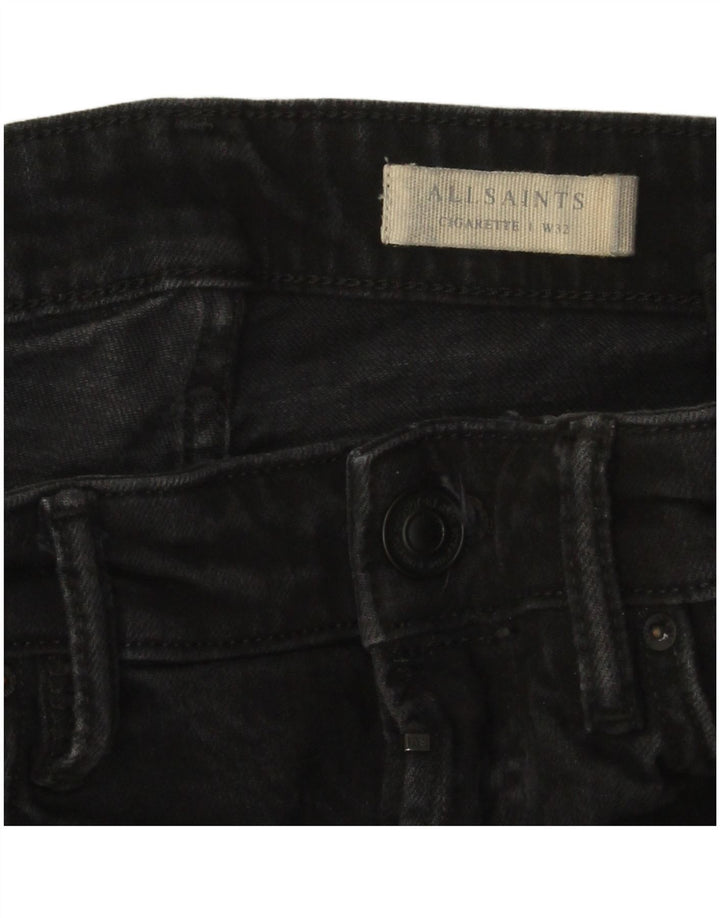All Saints Jean Skinny Cigarette W32 L32 Homme Noir Coton