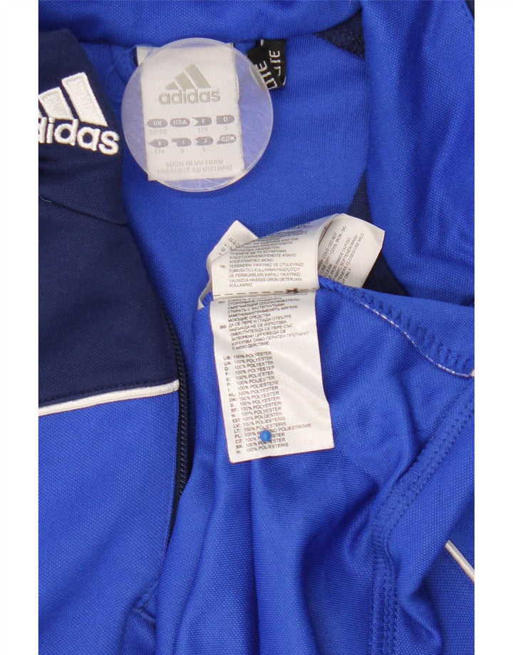 Adidas Haut de survêtement Climalite pour homme UK 38/40 Bleu moyen
