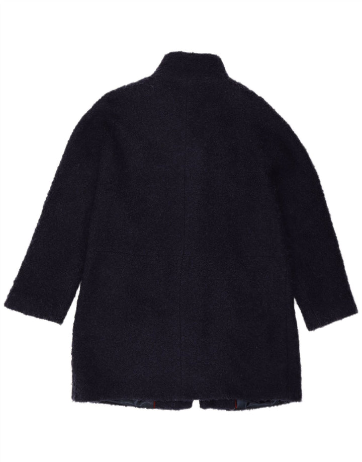 Monsoon Manteau Femme UK 12 Medium Bleu Marine Polyester