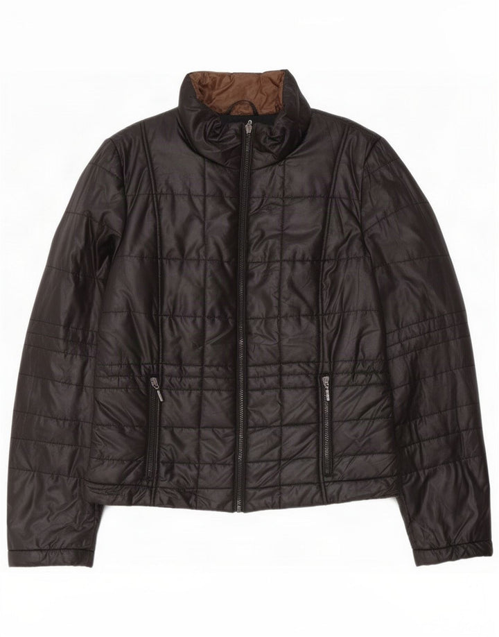Geox Veste matelassée Respira pour femme UK 14 Large Noir Polyester