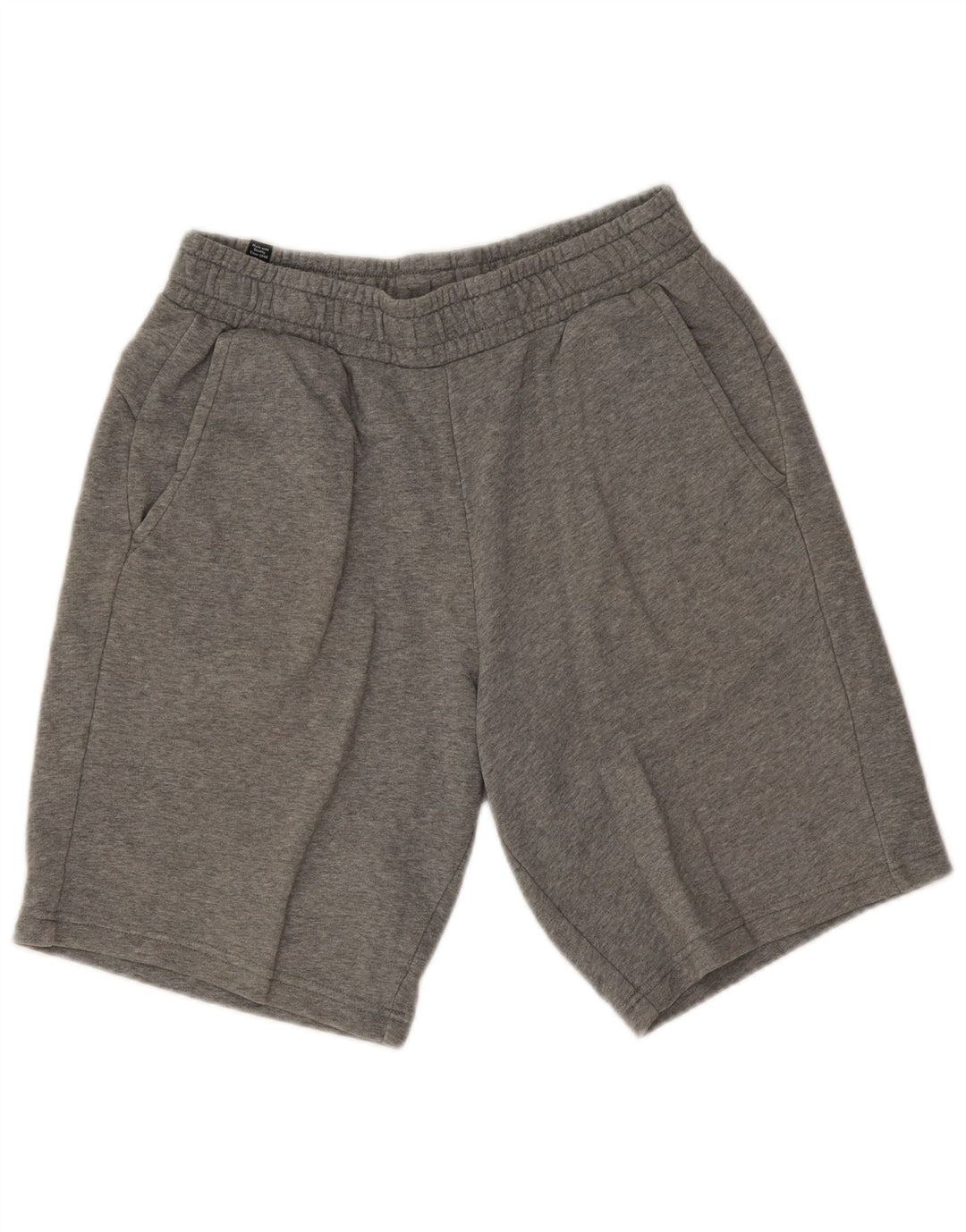 Puma Short de Sport Homme Gris Moyen Coton