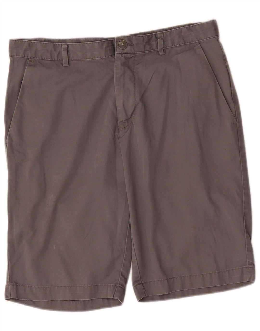 CALVIN KLEIN Short Chino Homme W30 Gris Moyen Coton