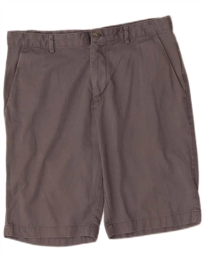 CALVIN KLEIN Short Chino Homme W30 Gris Moyen Coton