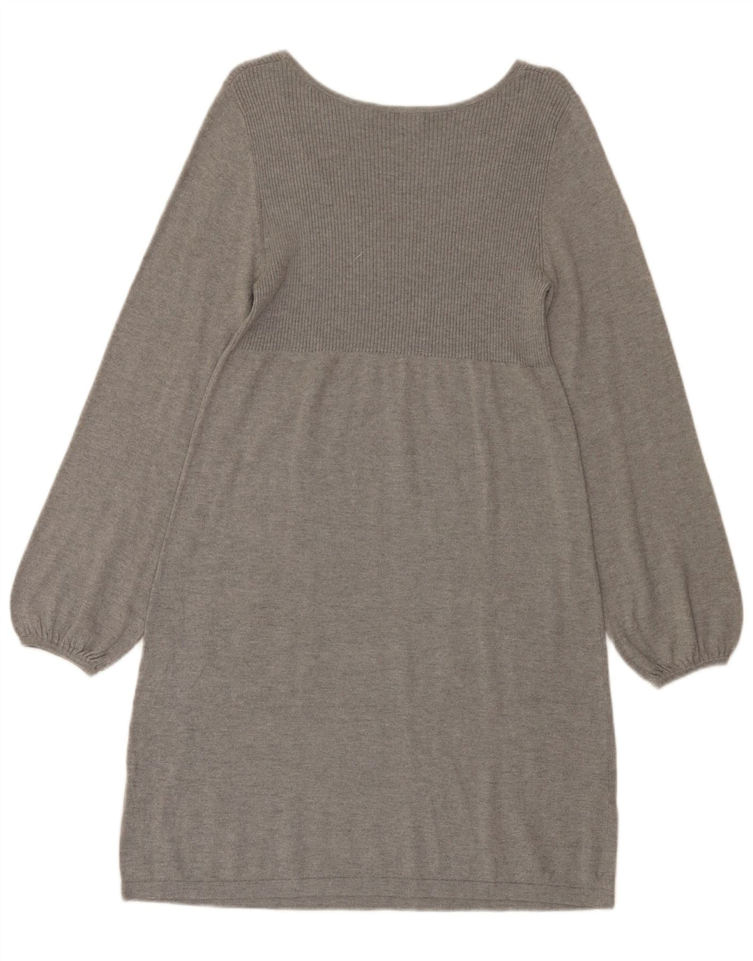 Oasis Robe pull pour femme UK 14 Large Gris Coton